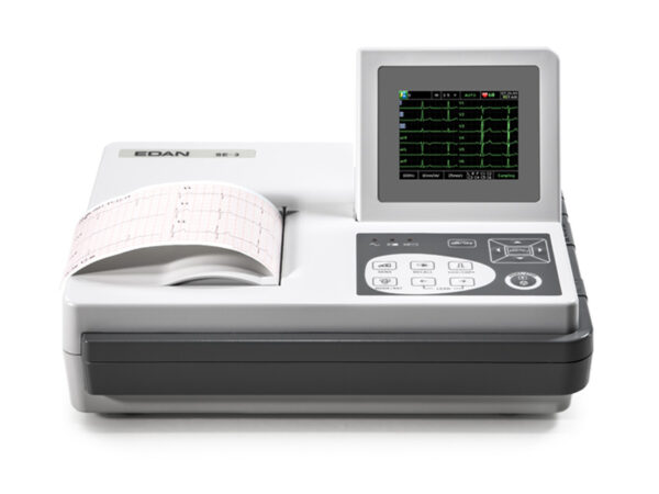 ECG EDAN SE-3 A COLORI - 3 canali con monitor ed interpret.